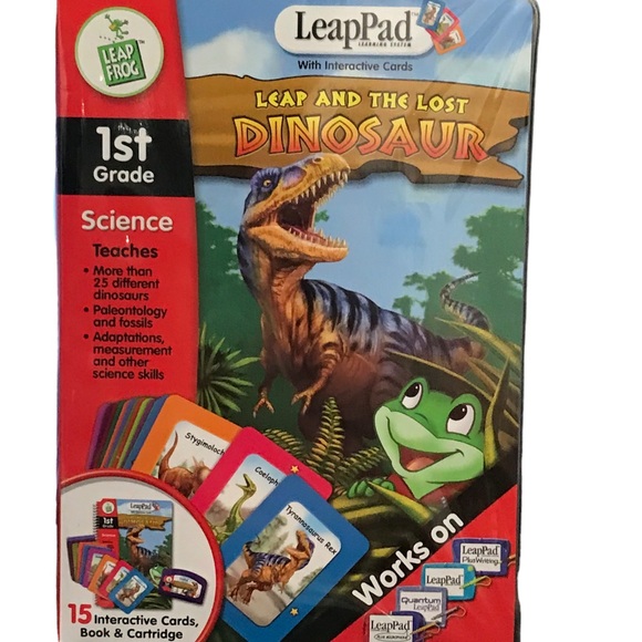 Leapfrog LeapPad LeapAnd The Lost Dinosaur Book & Game - Picture 1 of 2